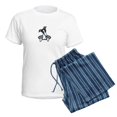 thumbnail image 5 of CafePress - White Black Greyhound Women's Light Pajamas - Women's Short Sleeve Print T-Shirt and Pants Light Cotton Pajama Set, 5 of 7