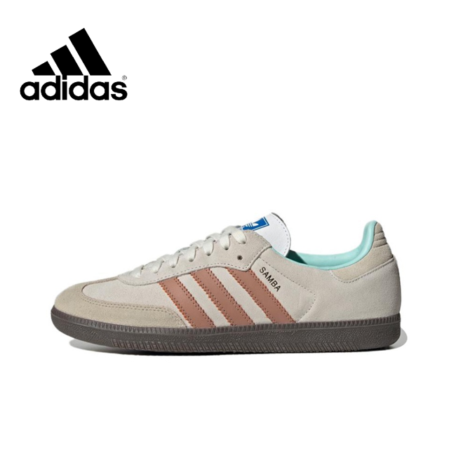 Zapatillas de tabla informales de caña baja neutras Adidas Original Samba en color blanco