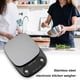 thumbnail image 4 of Escala de cocina LCD LCD LCD Pantalla digital Báscula electrónica Peso alimento Gram Aleación de plástico Pesaje Cocina de hogar 10kg1g Negro Inevent HA009843-03B, 4 of 6