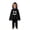 Black, variant on Gunia Kids Ghost Hooded Cape For Boys Girls 2 Piece Halloween Costumes Cosplay Cloak Cute Party Dress Up Outfits Poncho