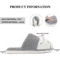 thumbnail image 3 of CHAO Zapatillas para mujeres y niñas, cómodas, cálidas, antideslizantes, zapatillas de espuma viscoelástica para exteriores, 3 of 5