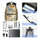 thumbnail image 4 of Easygdp Golden Drapes Pillars Clouds Mochila Casual para Portátil, Mochila para Escuela, Viajes, Negocios, 4 of 6