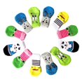 thumbnail image 3 of Calcetines antideslizantes con estampado para mascotas, calcetines bonitos para perros, gatos y cachorros, Protector de patas, productos para razas pequeñas, Spitz, York, Chihuahua, 4 piezas, 3 of 4