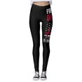 thumbnail image 1 of Gibobby Leggings Mujer Día la Independencia para las mujeres 4 julio Leggings estampados Pantalones cintura alta Correr Pilates Gimnasio Pantalones yoga Medias Compresión Yoga Correr（Negro， XXL), 1 of 5