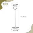 thumbnail image 2 of Tarjeteros de mesa Urban Deco, 20,3 cm, acero, plata mate, 16 unidades, 2 of 9
