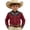 00&Red2910, variant on Tiijoy Boys Western Shirt Kids Long Sleeve Button Down Cowboy Shirt, Black, Sizes 4-13