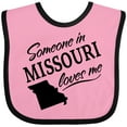 thumbnail image 3 of Inktastic Someone in Missouri Loves Me Boys or Girls Baby Bib, 3 of 4