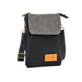 thumbnail image 4 of LAVA Small Crossbody Phone Purse for Women Men Waterproof Canvas Shoulder Bag Passport Wallet for Travel(Black), 4 of 8