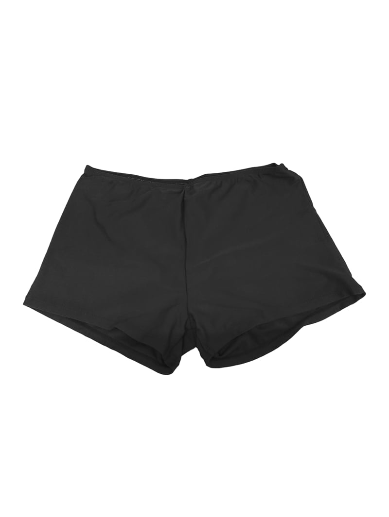 Womens Plus Size High Waist Skirted Swimsuit Tummy Control Lace Mesh Top and Swim Bottoms Black 4XL