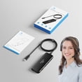thumbnail image 2 of Hub USB C Qeefun de 10 Gbps con 2 puertos USB-C y 2 USB-A de 100 W, 2 of 9