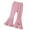 Pink, variant on Girls' Autumn Style Leggings Flared Pants Bow Tie Elastic Children's Pants Baby's Winter Pants Toddler Girl Clothes Size 4t Girls Warm up Proper Peony Girls Track Pants Zipper 12 Month Girl Clothes