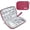 Burgundy, variant on Miroddi Travel Cable Organizer Bag, Electronics Organizer Travel Case, Water Resistant, Travel Essentials for Wire Cord Charger Cable Storage Accessories