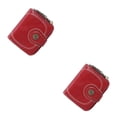 thumbnail image 2 of Minnieouse Cartera corta de almacenamiento, portátil, plegable, de cuero PU, monedero, tarjetero, regalo de cumpleaños, rojo vino Vino rojo 2piezas Minnieouse CBP045386, 2 of 6