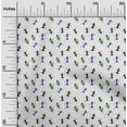 thumbnail image 2 of oneOone Viscose Jersey Purple Fabric Asian Floral Block Fabric For Sewing Printed Craft Fabric By The Yard 60 Inch Wide, 2 of 4