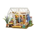 thumbnail image 3 of Casas de muñecas en miniatura con muebles de madera, modelo de habitación de flores, coleccionables, casa de madera creativa para niños, adolescentes, 3 of 8