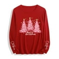 thumbnail image 2 of Goodtrade8 Shirts for Women Long Sleeve Festival Pullover Crew Neck Fashion Christmas Womens Tops Winter, 2 of 5