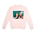thumbnail image 4 of The Wizard of Oz No Place Like Home Glenda Women's Crew Sweatshirt, Pale Pink, Small, 4 of 4