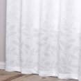 thumbnail image 6 of Superior Blackout Leaves Light Filtering Grommet Curtain Panel Set, 52"x84", White-White, 6 of 9