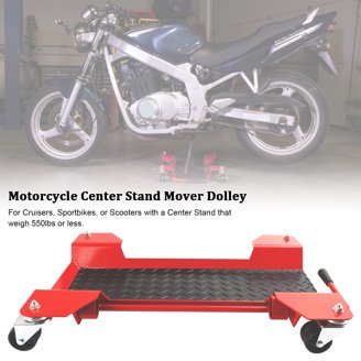 Tusk Aluminum MX Stand - Silver, Heavy-Duty For Dirt Bikes (Honda, Yamaha, KTM, Suzuki, Kawasaki)