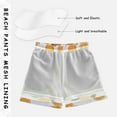 thumbnail image 3 of FORMRS Boys Swim Trunks Quick Dry Mesh Liner Boardshorts Sizes XS-XL, Orange, 3 of 7