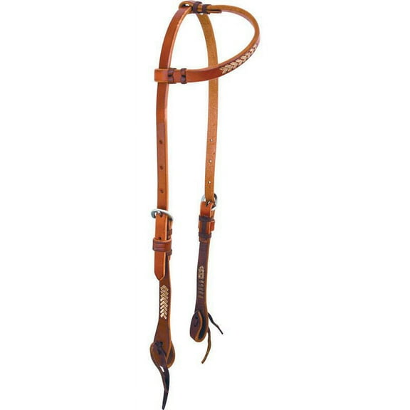 Headstall with Rawhide Lacing