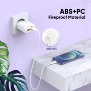 VIDVIE Dual Port Charger & Data Sync (Lightning Cable Included)
