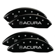 MGP 4 Caliper Covers Engraved Front & Rear MGP Black finish silver ch Fits select: 2002-2006 ACURA RSX TYPE-S