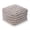 Gray & Ivory, variant on Georgette 22" x 22" x 16" Gray & Ivory Pouf