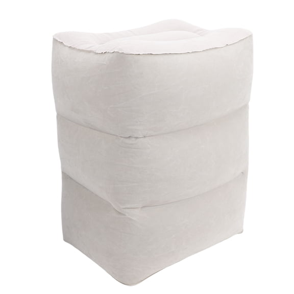 Inflatable Foot Rest Pillow Toddler Airplane Bed Adjustable 3 Layers Height Leg Rest Pillow Airplane Travel Essentials For Office Home Trains Cars