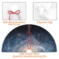 thumbnail image 4 of Yiaed The Galaxy Print Christmas Tree Skirt , Tree SkirtsTree Mat for Christmas Winter Holiday Indoor Decorations-30", 4 of 7