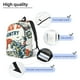 thumbnail image 3 of Balery Cowboy Rising Horse Mochila Clásica Impresa Básica para Viaje, Mochila Escolar Resistente al Agua, Mochila de Lona con Correas Ajustables-Small, 3 of 5