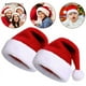 thumbnail image 4 of Gorros de Navidad para adultos, gorros rojos cómodos de Papá Noel, adornos para Navidad, Año Nuevo, Festival, suministros para fiestas, 4 of 4