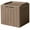 Light Brown, variant on 100 Gallon Waterproof Large Resin Outdoor Storage Box Indoor Lockable Storage Container with Cushion for Patio Furniture Garden Pool Cushions (Black)
