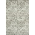 thumbnail image 3 of Nourison Damask Distressed Modern Ivory 6' x 9' Area Rug, (6' x 9'), 3 of 9