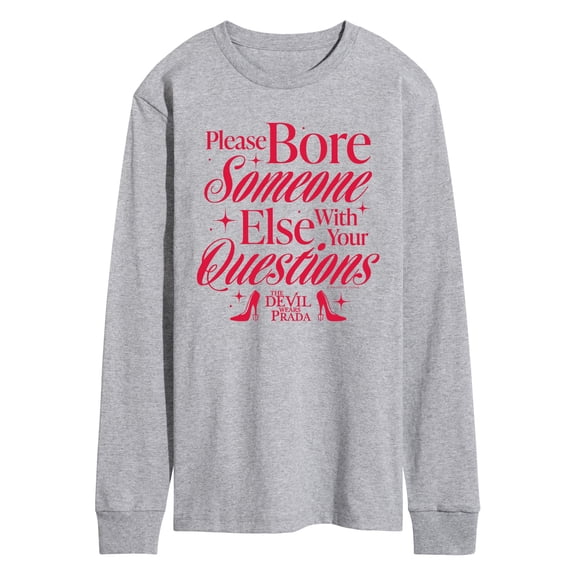 The Devil Wears Prada - Please Bore Someone Else - Men's Long Sleeve Graphic T-Shirt