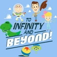 thumbnail image 2 of Disney / Pixar Toy Story Toddler Boy To Infinity And Beyond Graphic Tee Color: Light Blue Size: 3T, 2 of 3