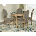 thumbnail image 4 of Hayes Light Natural Brown Round Table, 4 of 8