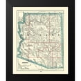 thumbnail image 2 of Rathbun 12x14 Black Modern Framed Museum Art Print Titled - Arizona - Rathbun 1893, 2 of 5