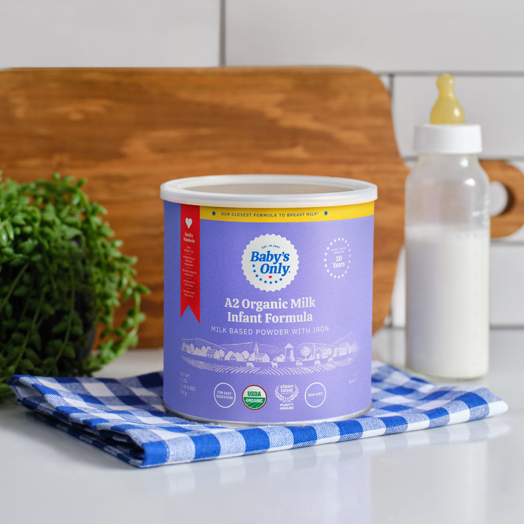 (2 pack) Baby's Only Organic - Infant Formula Organic 2 Supplement Iron - 21 Ounces
