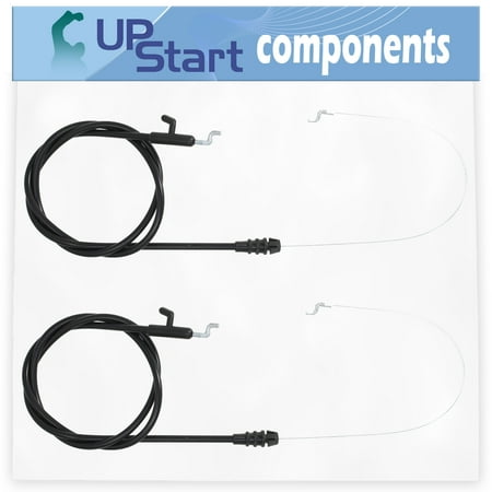

2-Pack 946-1130 Control Cable Replacement for Troy-Bilt 11A-542Q711 (2007) Lawn Mower - Compatible with 746-1130 Zone Control Cable