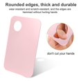 thumbnail image 3 of 2Pcs Cosmetic Makeup Palette, Nail Art Palette with 2Pcs Spatula, DIY Makeup Mixing Palette, Beauty Salon Color Cream Mixing Palette, Nail Art Painting Mixed Color Palette for Women GIrls, Pink&Clear, 3 of 6