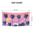 thumbnail image 2 of Bingfone Beach with Palm Trees Oversized 27.7x55 Inches Beach Towel, Super Absorbent Soft Plush Pool Towel, Bath Towel for Travel Sports Pool Swimming Bath Camping Yoga Girls Women Adults, 2 of 6
