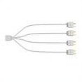 thumbnail image 1 of ARGB Splitter 5V 3PIN Conector Adaptador Cable 33.5cm para computadora (1 a 4), 1 of 7