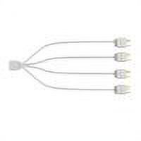 ARGB Splitter 5V 3PIN Conector Adaptador Cable 33.5cm para computadora (1 a 4)