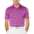 thumbnail image 1 of Polo de Rugby PGA Tour Airflux Stripe hombre morado grande, 1 of 1