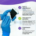 thumbnail image 3 of White 1-Ply 100% Polyester Cleanroom Wipes, 9 x 9 Inches. Pack of 1500 Non-Scratch Lint Free Wipes for Cleaning. Knit-Clean Absorbent Cleaning Wipes for Solvents, 3 of 8