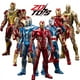 thumbnail image 2 of Figura de acción original de Iron Man de Marvel Toys de ZD MK1 MK3 MK5 MK6 MK7 MK42 MK43 War Machine Patriot Tony Stark, 2 of 5