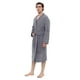 thumbnail image 1 of Bata de baño TESSO HOME Gris Extrasuave Microfibra Caballero, 1 of 2