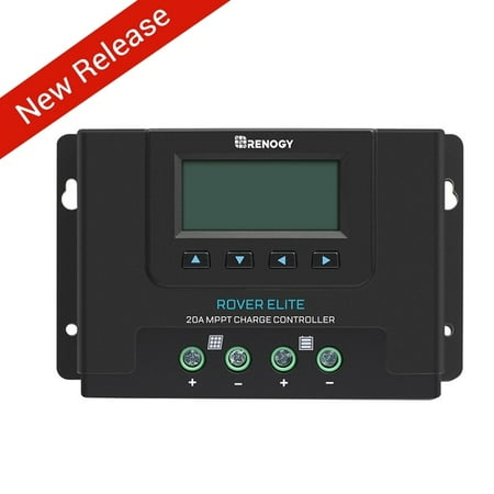 

Renogy 20 amp Rover Elite MPPT Solar Charge Controller 20A With Lcd Display