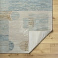 thumbnail image 5 of Hauteloom Yoite Living Room, Bedroom Area Rug - Contemporary - Tan, Peach, Blue - 6'7" x 9', 5 of 6